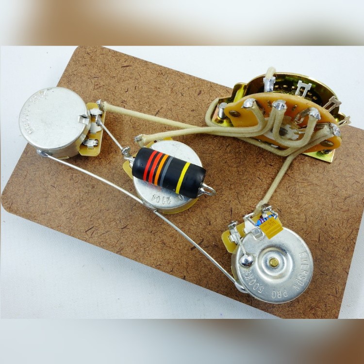 wiring gitar set emerson Stratocaster 5Way 500K prewired original