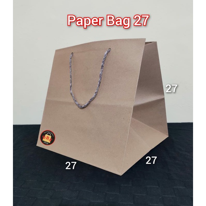 

Paper bag 27 (27x27x27)