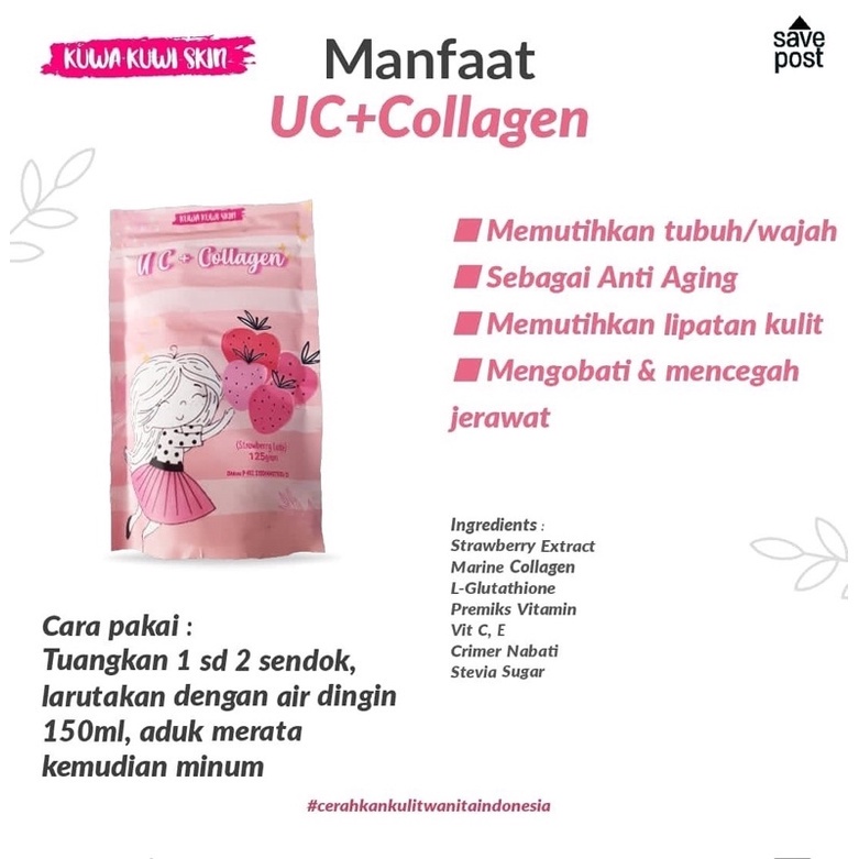 SUSU PEMUTIH UC COLLAGEN/ Susu pemutih Uc+Collagen
