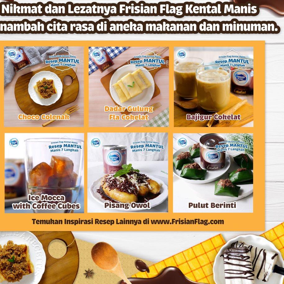 

Limited--Frisian Flag Kental Manis Cokelat Kaleng 490gr