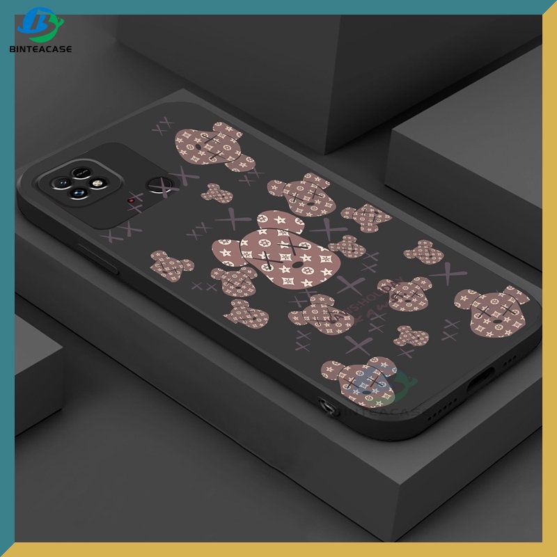 Casing Silikon Redmi Note 11S 11 Pro Redmi 10C 10A 9C 9T 9A Note 10 5G Note10 Note9 Note8 Note7 Poco M3 Pro X3 NFC Motif Graffiti Bear