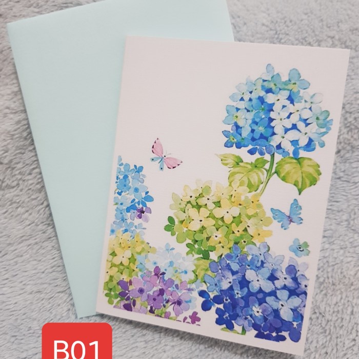 

Hemat Kartu Dan Amplop Ucapan Set Kosong Handmade Tema Watercolor Murah Diskon