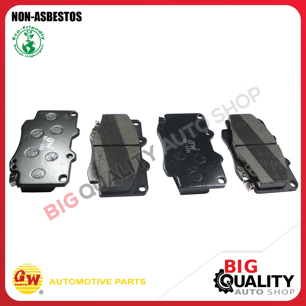 Kampas Rem Cakram Depan Brake Pad Front TOYOTA FORTUNER HILUX VIGO