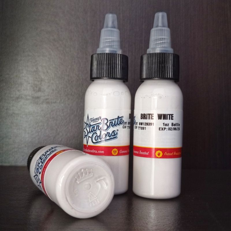 Jual Original Tattoo Ink Starbrite Brite White 1oz Tinta Tato Shopee