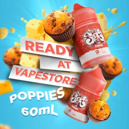 LIQUID SLANK POPPIES SWEET CARAMEL MUFFIN WITH BANANA CHEESE AUTHENTIC 100%