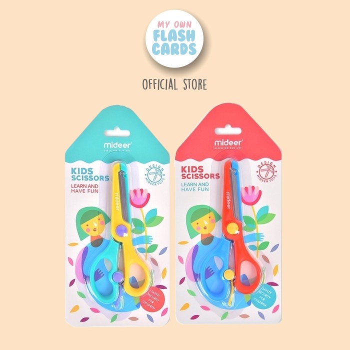 

Buruan Mideer Safety Scissors - Gunting Anak Balita Aman - Mainan Edukasi Limited