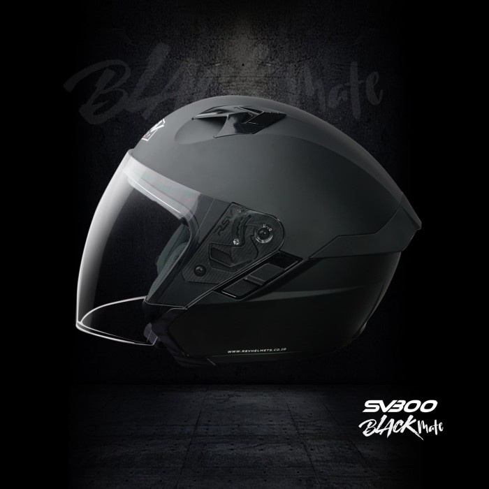 RSV SV300 BLACK DOFF DOUBLE VISOR