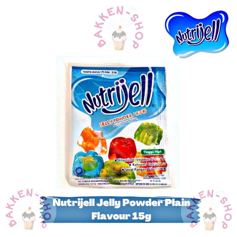 

Nutrijell Plain/Jelly Tawar 15gr