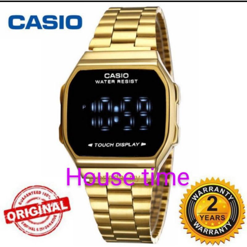 jam tangan touchscreen / jam tangan wanita rantai digital sentuh / jam casual wanita / jam rantai wa