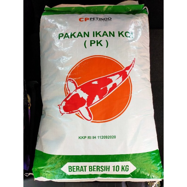 Jual PAKAN IKAN KOI PK SPECIAL HIJAU SIZE 2MM DAN 5MM ISI BERSIH 10KG Shopee Indonesia