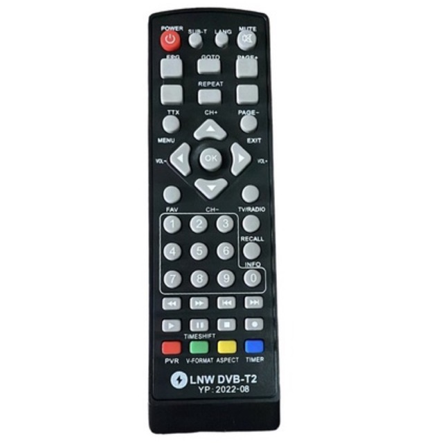 REMOTE RECEIVER SET TOP BOX LNW DVB-T2 UNTUK MERK PIOLINE NOISE LUBY EVERCOSS MURAH MERIAH