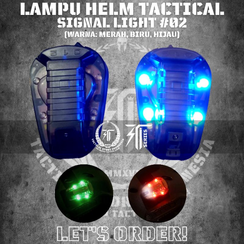 Lampu Helm Tactical #02 TSI Series