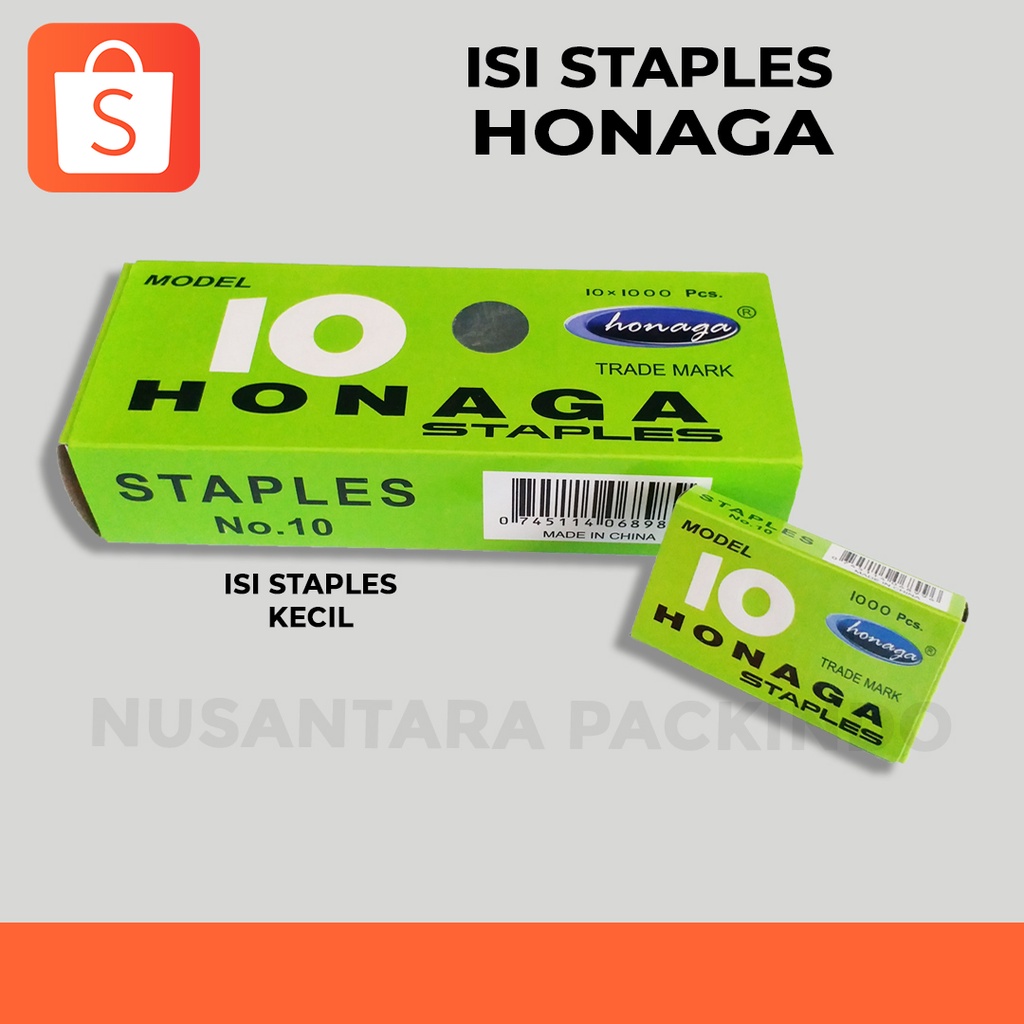 

Isi Staples Kecil Honaga No 10 Isi 10 Pack