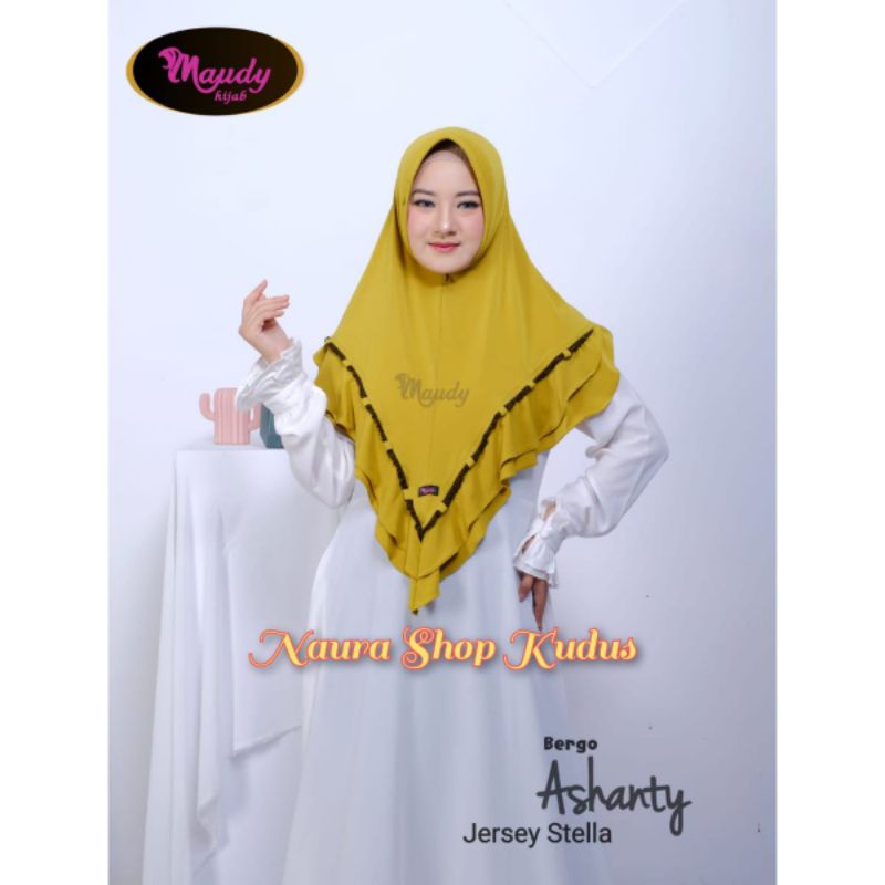 BERGO ASHANTY  BY MAUDY HIJAB / HIJAB INSTAN