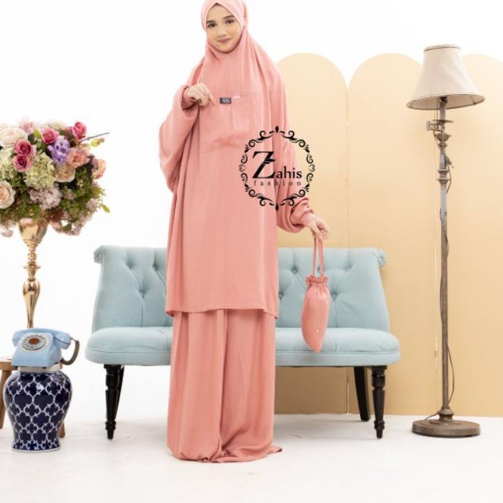 Langsung Order Mukena Atas Bawah Malaysia Zahis/Mukena Malaysia Atas bawah/Mukena Melayu Atas bawah/