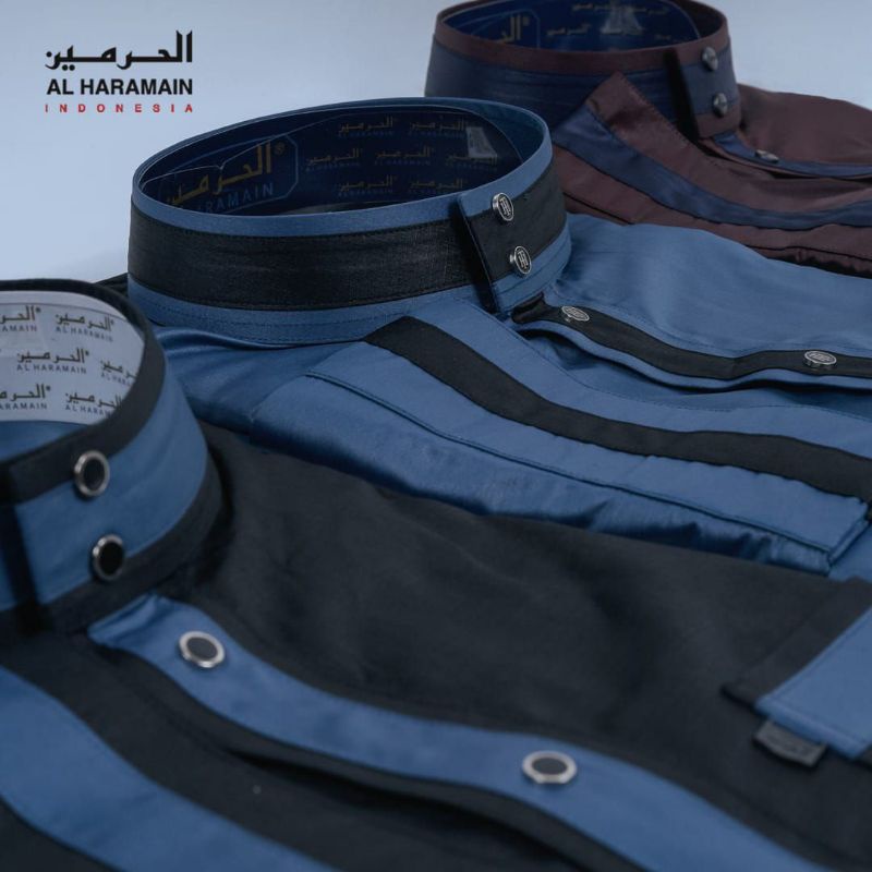 Jubah Al Haramain Polyster Ptemium Kombinasi