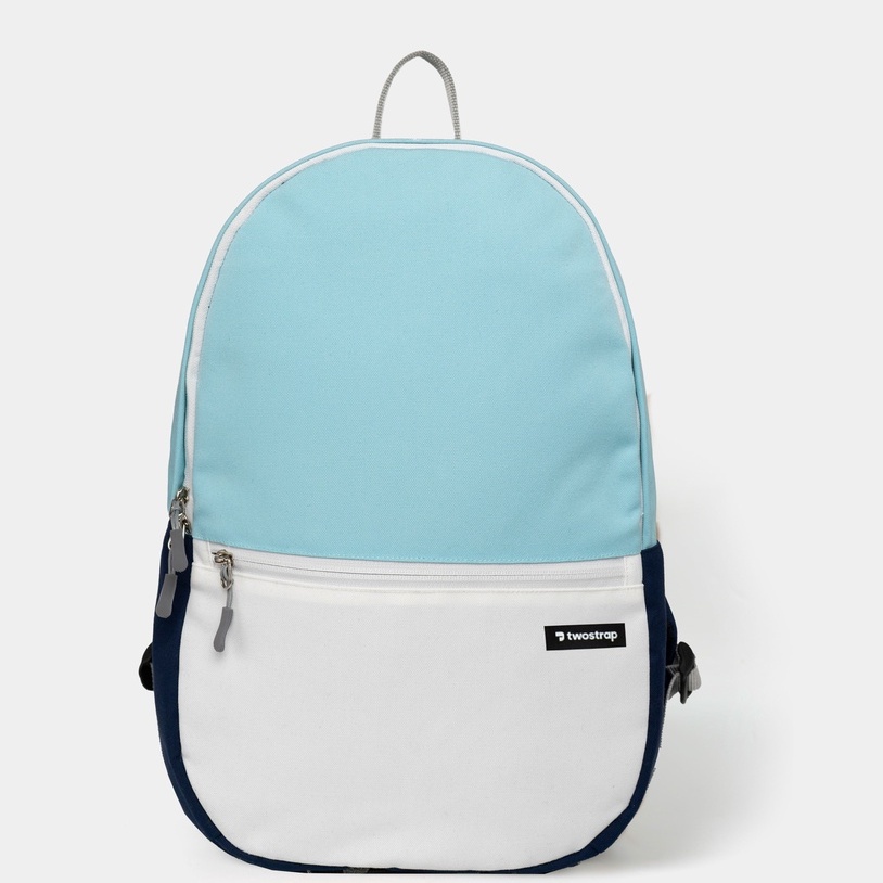 TWOSTRAP Tas Ransel Water Resistant Laptop 15.6 Inch Keperluan Backpack Sekolah dan Kuliah Wanita Pria Vecta 2.0-SailorBlue