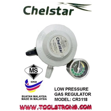 REGULATOR GAS LPG CHELSTAR-CR312G SUPERLOCK ANTI MELEDAK FF5865D4FD