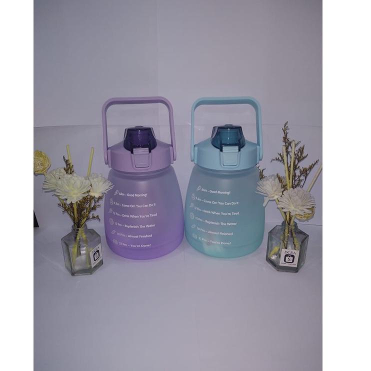 F4K5 Botol Minum VIRAL GEMOY 1,3 Liter  STIKER 2D Gradiasi VQC