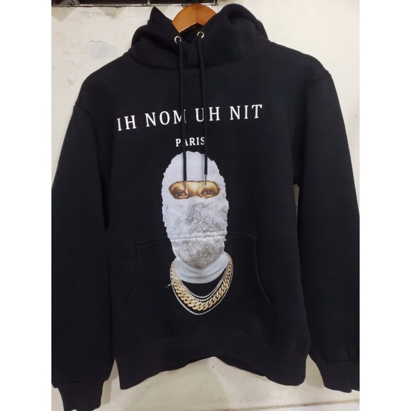 Sweater hoodie IH NOM UH NIT size L to XL made in Italy