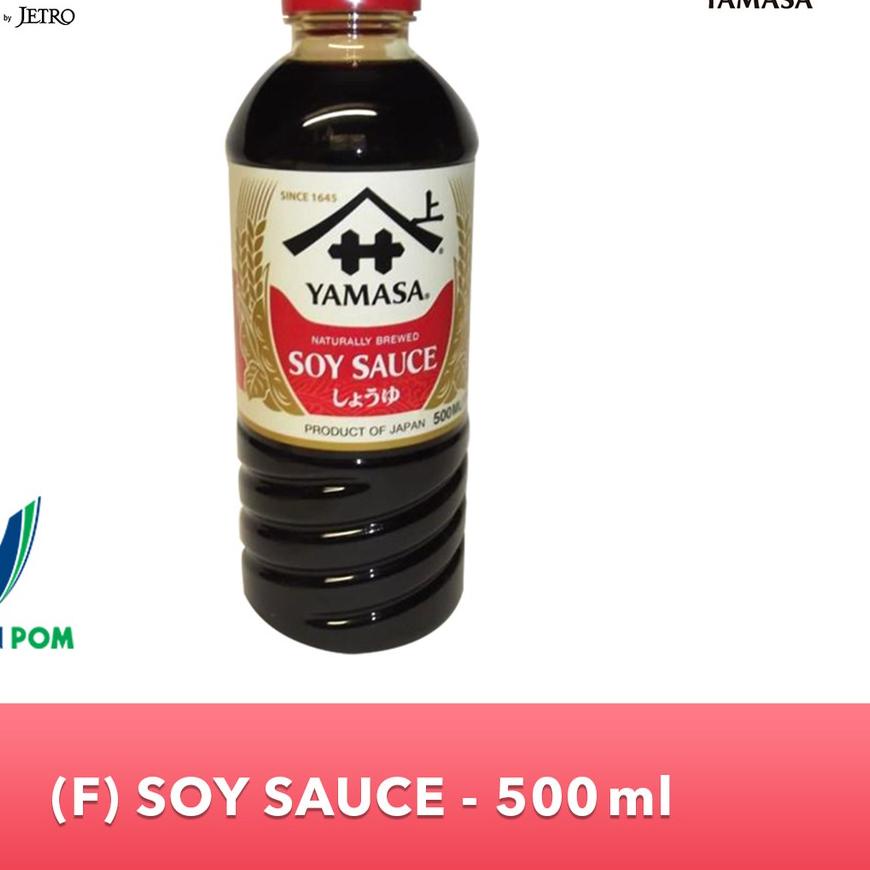 

10.10 Brand Saus Kedelai Jepang Yamasa (F) Soy Sauce 500 Ml gas !!