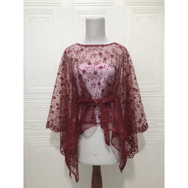 TERMURAH OUTER KEBAYA TILLE TULLE PITA