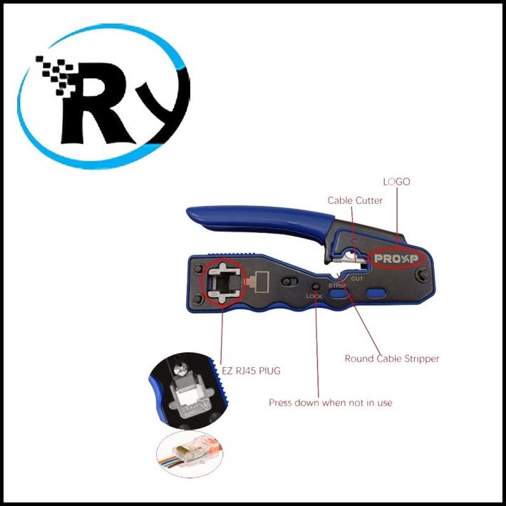 Pro Xp Crimping Tools Ctzs1-02 - Blue