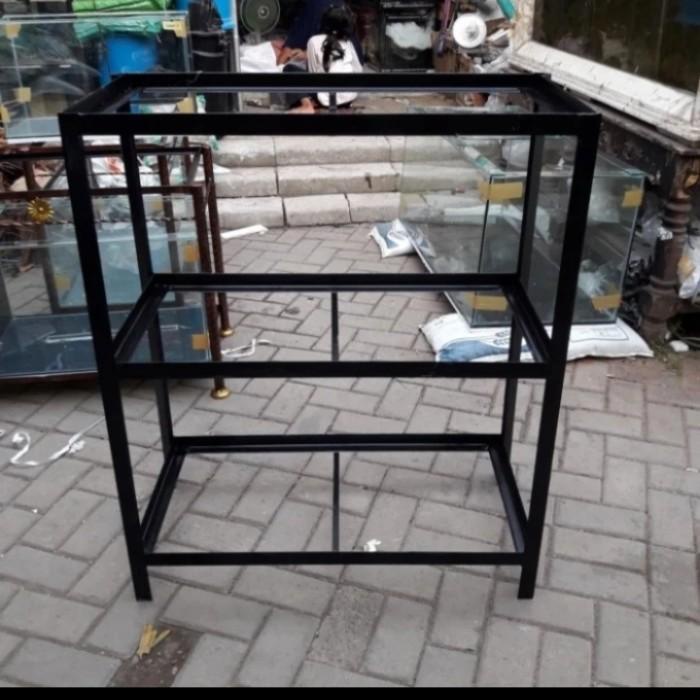 Jual Rak Aquarium Susun Cm Tinggi Besi Siku Lembar Multiplek Murah Shopee Indonesia