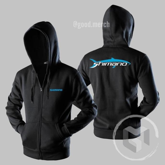 Jaket Pria Shimano Mancing Mania Tukang Mancing Sweater Distro Polos