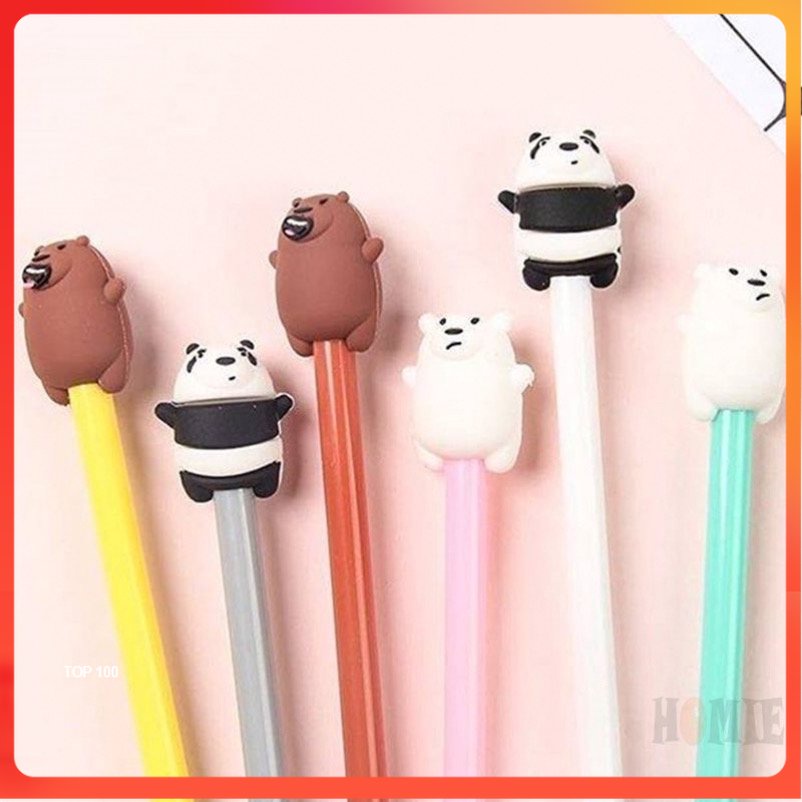 

[MDP] PULPEN THREE BEARS CUTE WE BARE BEAR MY CHUBBY FRIEND - BALLPOINT BOLPEN PENA BERUANG LUCU KARAKTER