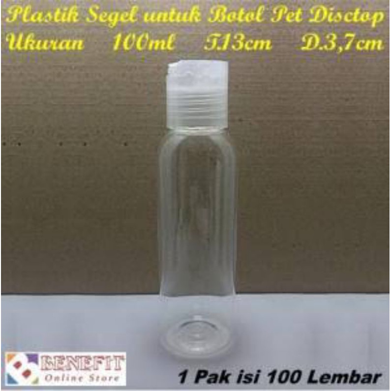 plastik segel botol 100ml