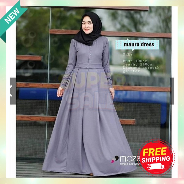 Baju Games Elegan Dress Pesta Premium Dres Muslimah Terbaru 2023 Pakaian Muslim Wanita Gsmis Dewasa 