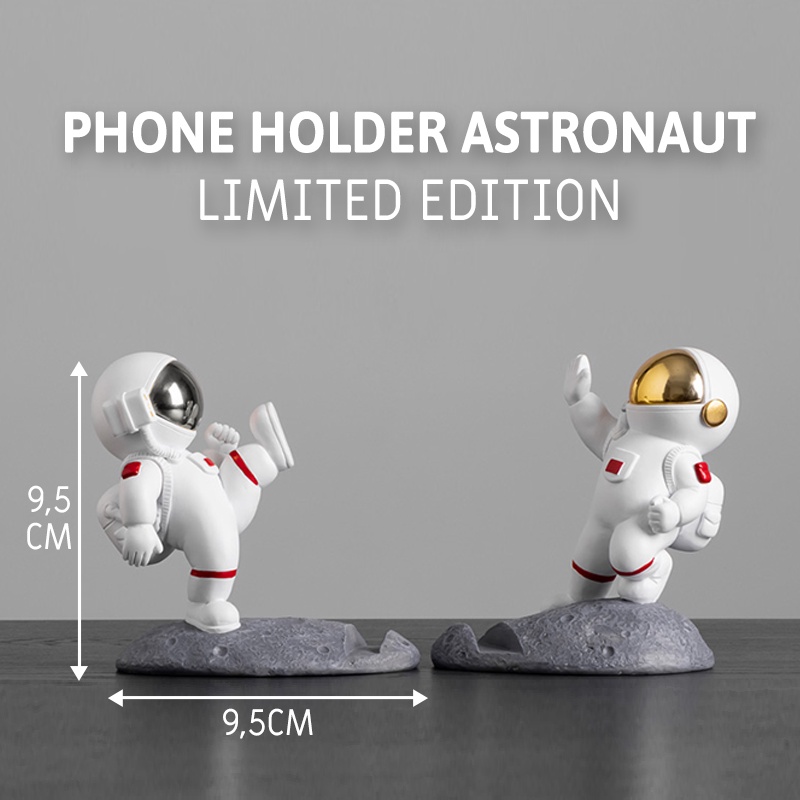 Astronot HP Bracket Kamar Tidur Dekorasi Desktop Kecil Praktis Hadiah Bracket Ponsel