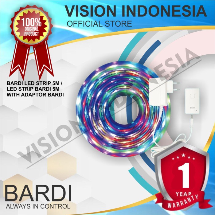 BARDI LED STRIP 5M / LED STRIP BARDI 5M WITH ADAPTOR BARDI