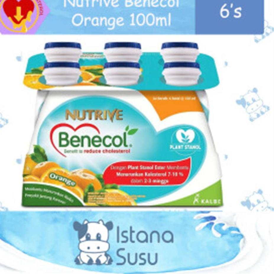 

BISA COD ✔️Nutrive Benecol Orange 6pcs x 100ml|KD2