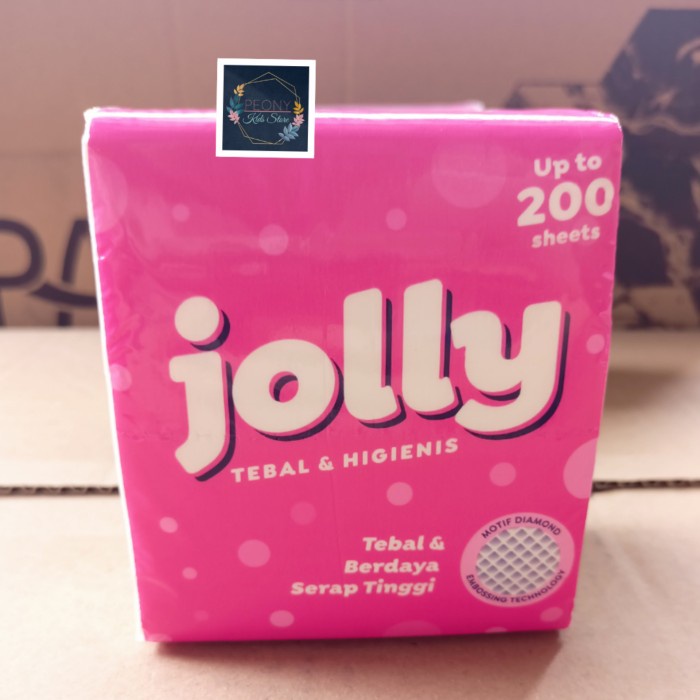 TISSUE KULINER JOLLY POP UP MINI 200S/ tisu restoran joly 200 s