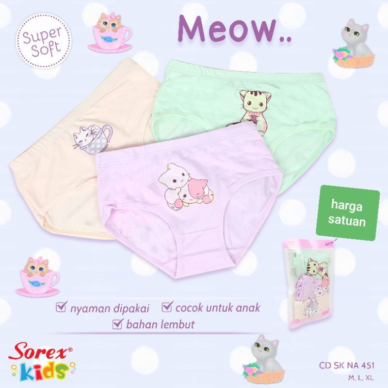 Sorex Celana Dalam Anak Perempuan Segitiga