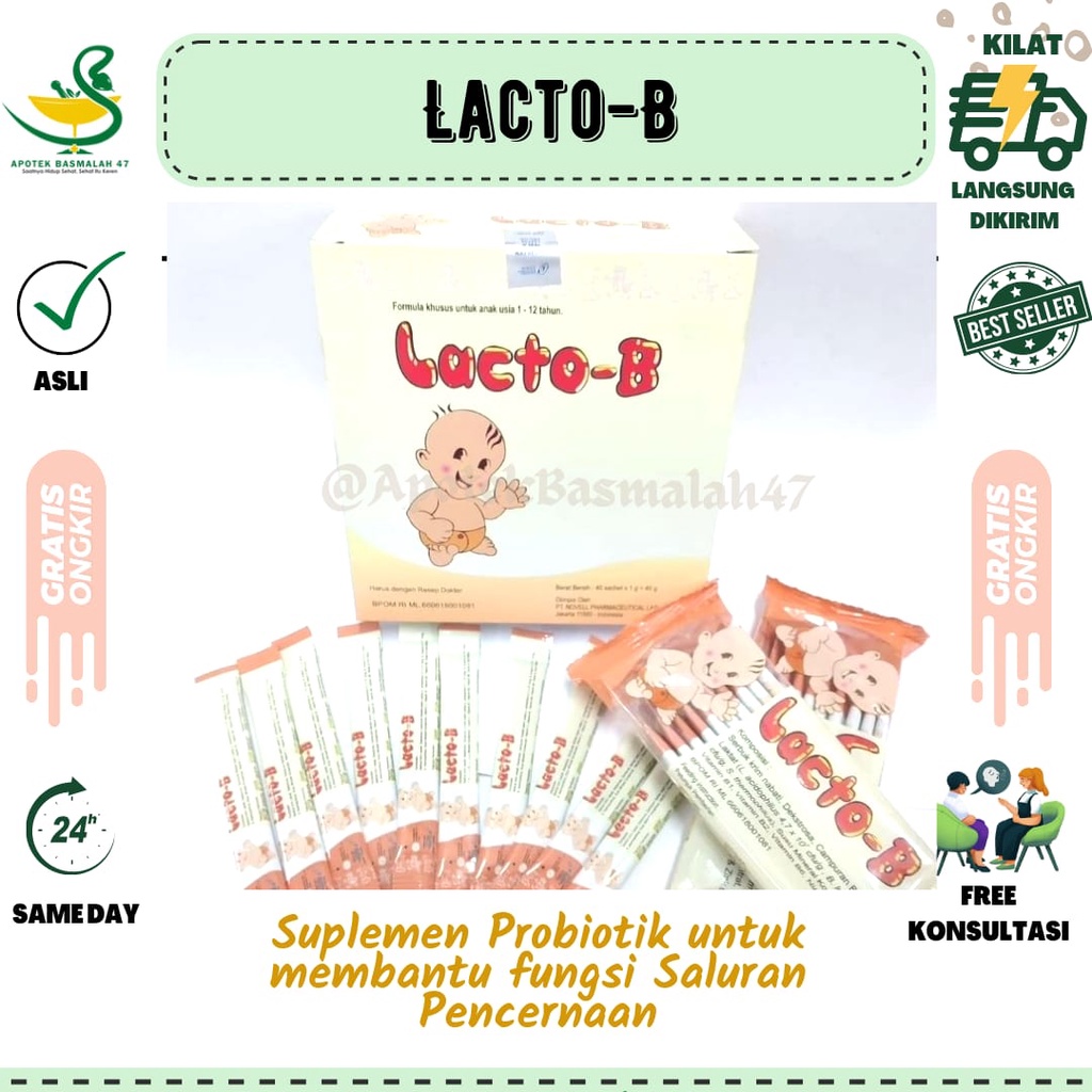 LACTO B | L-BIO | PROBIOTIK | OBAT PENCERNAAN