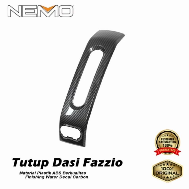 Cover Dasi Fazzio Carbon Tutup Dasi Depan Fazzio Carbon