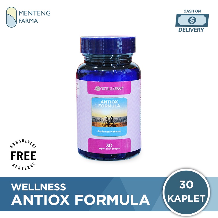 Wellness Antiox Formula Isi 30 Kaplet - Antioksidan Penangkal Radikal