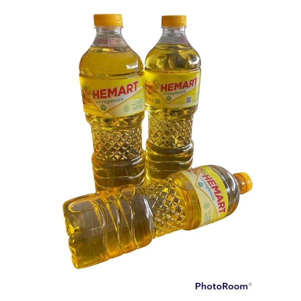 

Hemart - Minyak Goreng - 1L, 500 ml - Per PCS