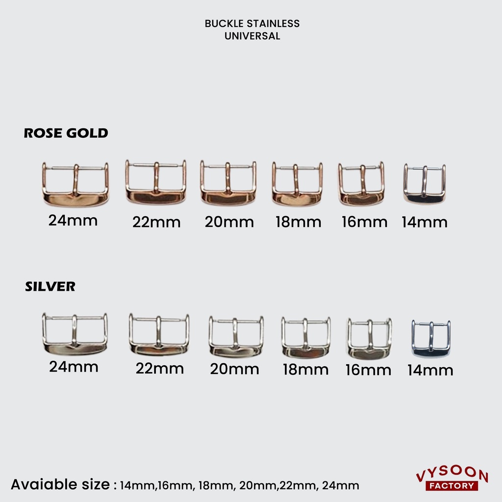 Buckle Tali Jam Watch Buckle Jam Tangan Tali 20mm 14mm 16mm 22mm 24mm