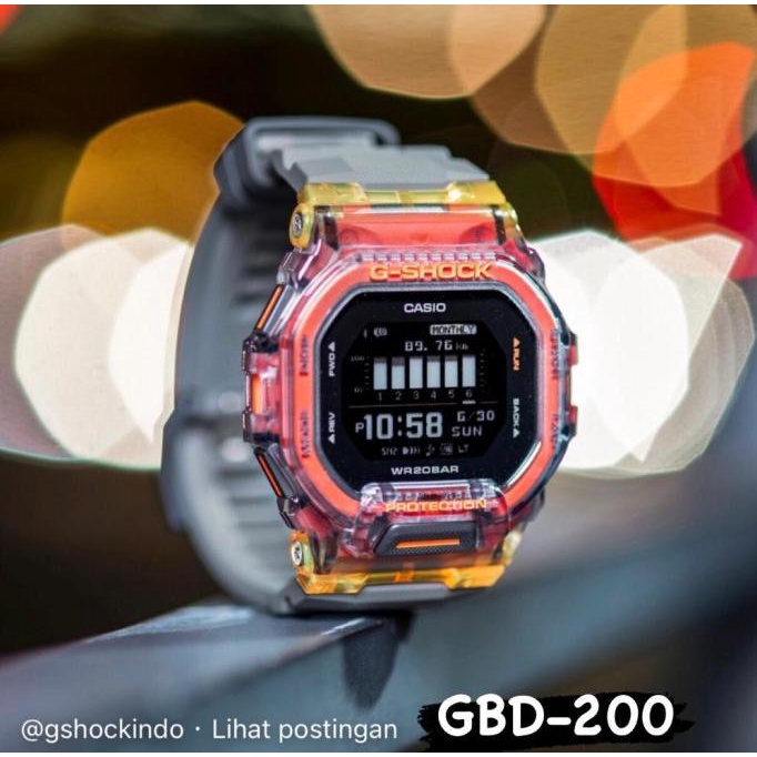 Jam Tangan Casio G-Shock GBD 200 Kwalitas Original Super Tahan Air