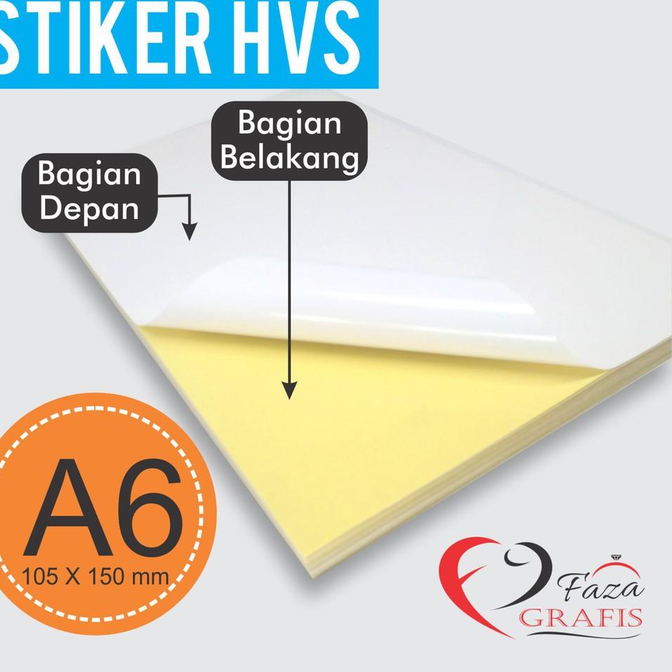 

↜ ISI 25 LEMBAR STICKER HVS A6 ㊖