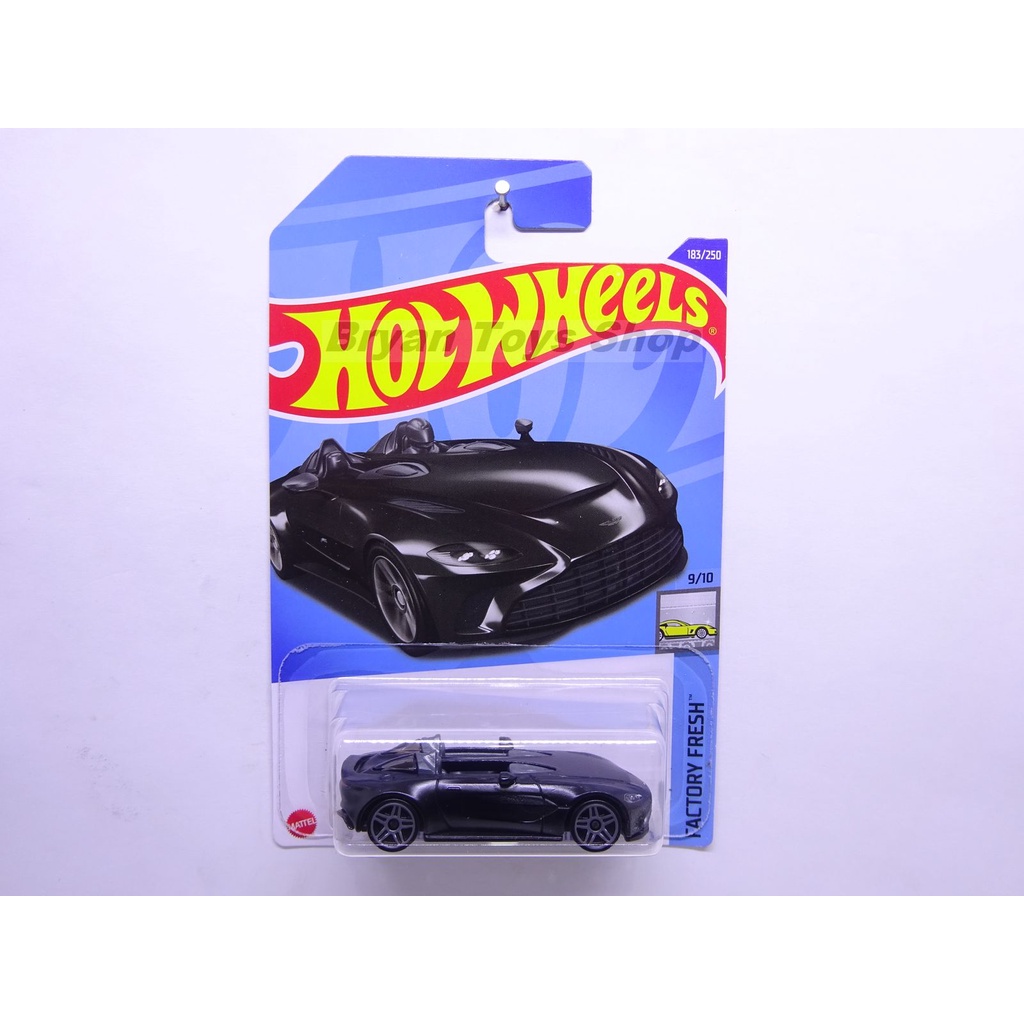 Hot Wheels Aston Martin V12 Speedster Hitam