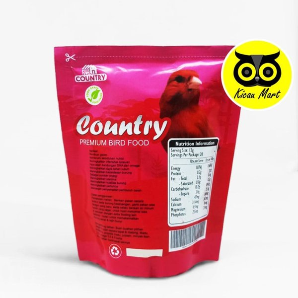 Country Cede Red Canary Pakan Makanan Burung Kenari Merah Red Intensive Merah Merona Gacor Berstamina Power Panjang Durasi