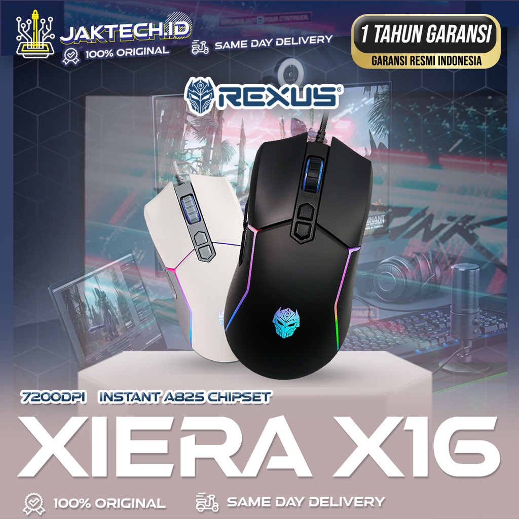 Rexus Mouse Gaming Xierra X16