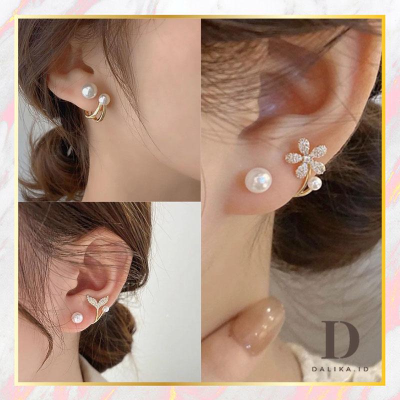 Anting Tusuk Klip Minimalis Korea Fashion Dalika