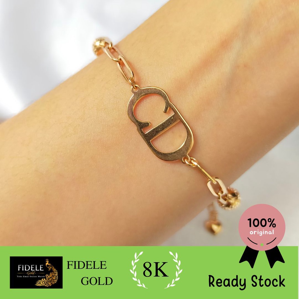GELANG CD BOLA CANDY GELANG EMAS ASLI KADAR MUDA 8K 375 EMAS CANTIK GELANG BAGUS MENAWAN
