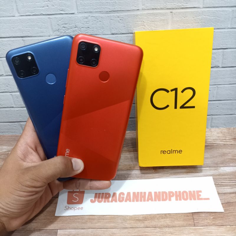 Realme C12 Ram 3GB Internal 32GB 3/32 Hp Second Seken Bekas Bergaransi Termurah